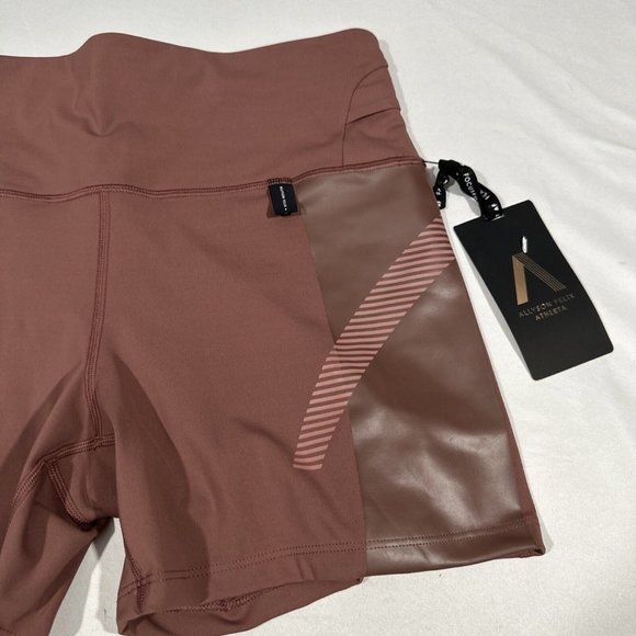 NWT $69 Athleta‎ x Allyson Felix [ 1X ] Legend Shortie Shorts Hearth Rose - Picture 5 of 15